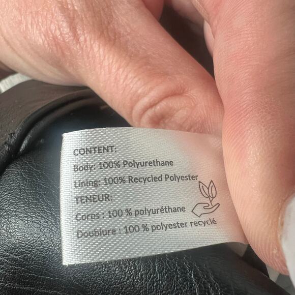 NWT Anthropologie Melie Bianco Marni Bow Knot Bag Cossbody Black Faux Leather - Picture 14 of 14